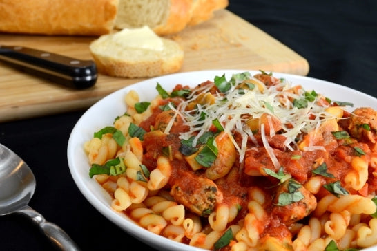 Sausage Marinara over Gemelli – Cent'Anni Foods