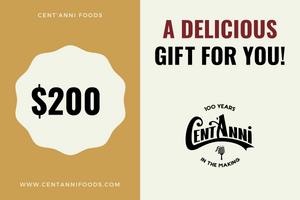 Cent'Anni Gift Card - $200